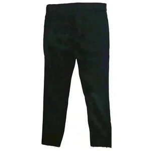 Edwin Jeans Black Deniim Womens 27 Raw Hem USA 28×27 Cotton Blend Straight Leg